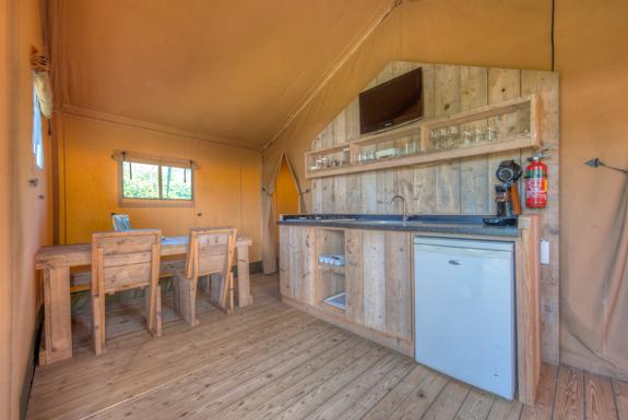 Huur een safaritent op de camping | Bospark Lunsbergen